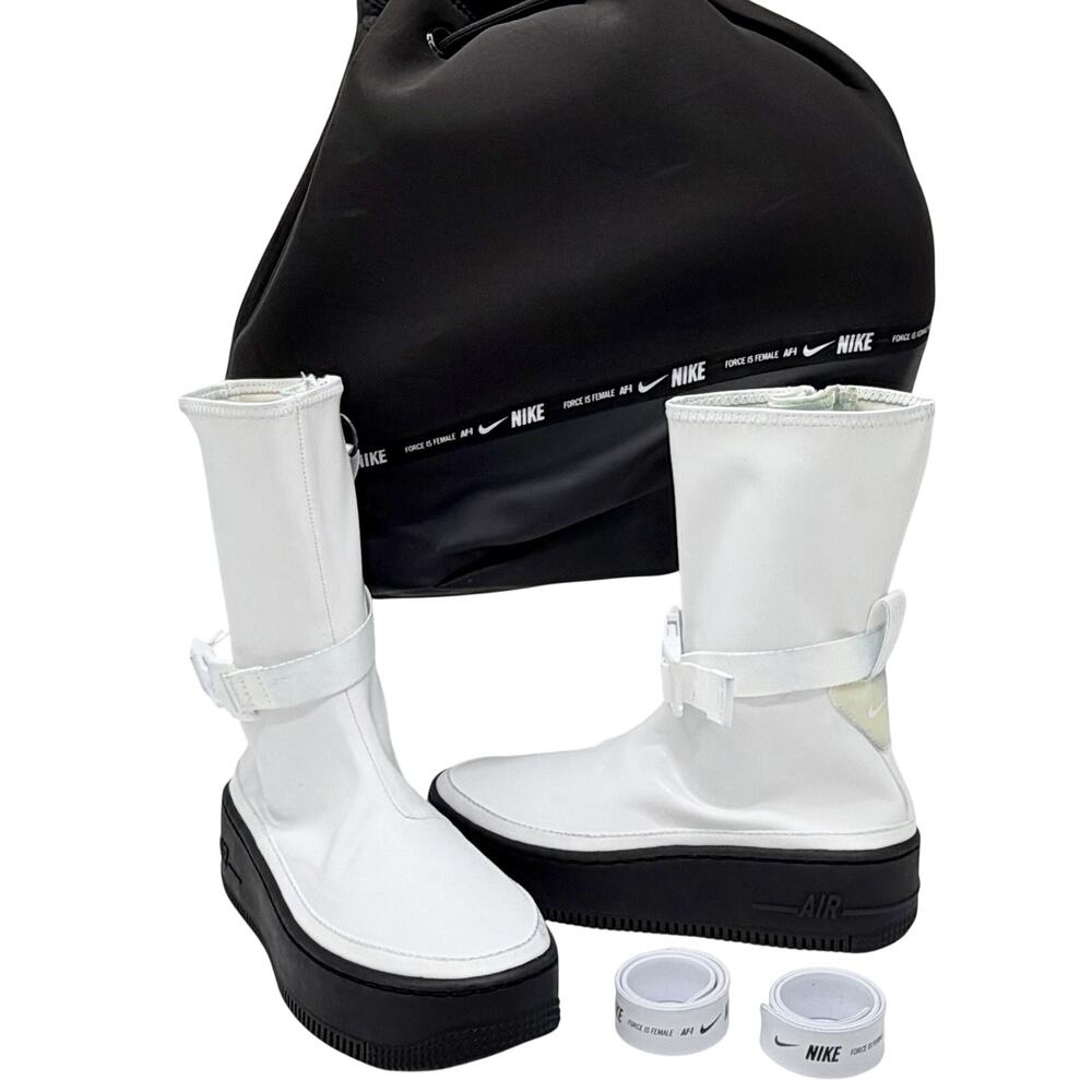 Nike WMNS Air Force 1 Sage High White Boots AQ2771-100 Force Is Female Sz 6